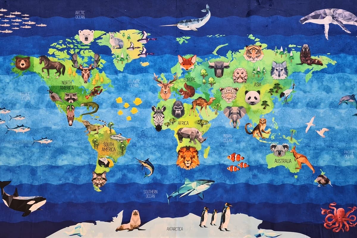 Kidsdecke «World»